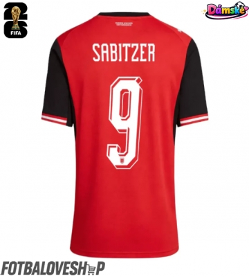 Rakousko Marcel Sabitzer #9 Dámské Domácí Dres MS 2026 Krátký Rukáv